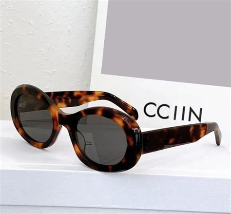 celine oval sunglasses brown|celine oval sunglasses dupe.